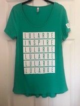 Lularoe women’s Tunic Top High Low Graphic Tee Shirt INSPIRE Size Medium - $9.90