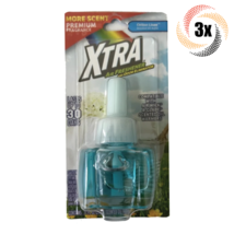 3x Packs Xtra Cotton Linen Oill Refill Air Freshener Odor Eliminator | .71oz - £10.08 GBP