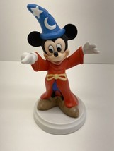 MICKEY SORCERER HAND PAINTED MEXICAN CERAMIC FIGURINE, DISNEY FANTASIA - $29.65