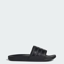 Adidas Adilette Comfort Slides Mens Sandals Core Black/Black - $44.90