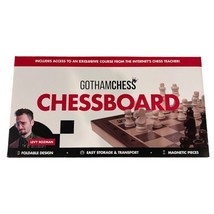 Gothamchess Chessboard Foldable Magnetic Pieces Levy Rozman Chess YouTube - £110.63 GBP