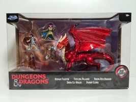 Dungeons &amp; Dragons Die Cast by Jada Toys Young Red Dragon Tiefling Paladin - £17.80 GBP