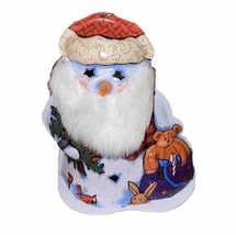 2000 Hallmark Keepsake Cool Character Pressed Tin Ornament Snowman W Box - £6.23 GBP