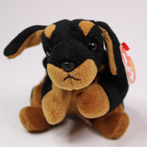 RARE Ty Beanie Baby Doby The Doberman Pinscher DOB October 9. 1996 Brown &amp; Black - £7.60 GBP