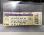 2005 U2 VERTIGO TOUR DALLAS TEXAS CONCERT TICKET STUB WAR OCTOBER BOY BONO - $7.69