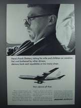 1964 Boeing Jet Plane Ad - Here&#39;s Frank Slattery - £14.65 GBP