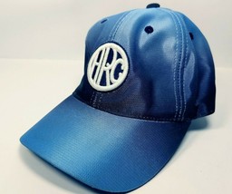 Vintage HRC Hard Rock Cafe Las Vegas Shiny Blue Hat Cap Adjustable OSFA - £7.81 GBP