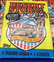 1991 Topps Desert Storm Trading Cards Still Sealed - £0.89 GBP