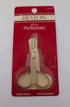 Revlon Perfectweez Slant Tip Tweezers Vintage Perfect Tweeze 2322-10 Open (G) - $29.02