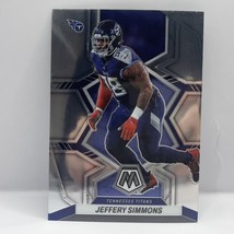 2022 Panini Mosaic Football Jeffery Simmons Base #220 Tennessee Titans - £1.54 GBP