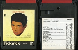 VINTAGE PAUL ANKA - LONELY BOY 8 TRACK TAPE PICKWICK PB-1266 TESTED - £5.19 GBP