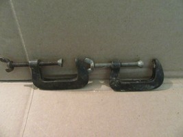 2 Vintage &#39;C&#39; Clamp - Made in USA 2 inch Welding Clamp  Semi-Steel - $20.33 CAD
