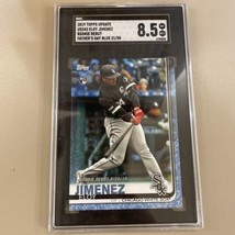 2019 Topps update Eloy Jimenez RC #US243 Father’s Day Blue 21/50 SGC 8.5 - £370.47 GBP