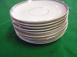 Beautiful H &amp; C Selb Bavaria Heinrich &amp; Co. &quot;Avaria&quot; 10 COFFEE  SAUCERS - £18.85 GBP