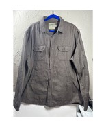 Grayers Men&#39;s Heavyweight Cotton Shirt Jacket Brown Cold Weather Rated S... - $46.19 CAD