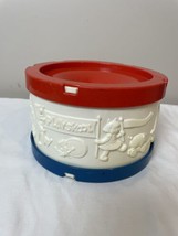 Vintage Playskool Drum Blue And Red. Drum Only. - $6.80