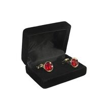 Men J.Valintin Cufflinks by Vitorofolo for French Cuff Shirt V35-27 Red Gold image 2