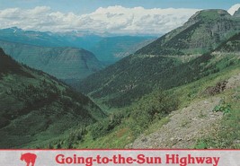 Postcard Going to the Sun Highway Glacier National Park Montana Unused - £4.66 GBP