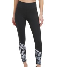 DKNY Womens Tie-Dyed 7/8 Leggings size X-Small Color Black - £46.80 GBP