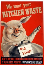 9758.Decoration Poster.Home room interior.Wall design.Leftovers for pigs.Farm - £12.94 GBP+