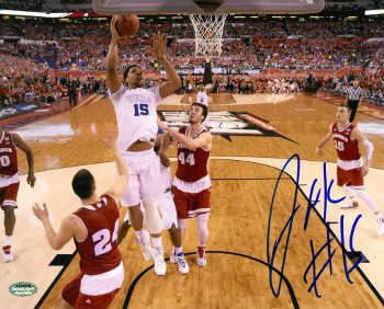 Jahlil Okafor signed Duke Blue Devils 8x10 Photo #15 (2015 National Championship - £23.08 GBP