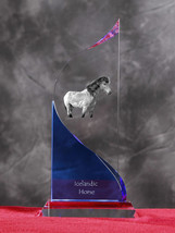 Icelandic horse- crystal statue in the likeness of the horse. - £51.97 GBP