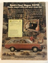 1973 Buick Opel Wagon Vintage Print Ad Advertisement pa12 - £6.25 GBP