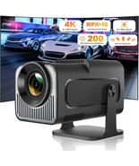 Ear&amp;Ear Mini Projector, Hy320 Portable Projector, Support 4K 1080P With - $106.84 CAD