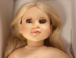 Vintage 2003 MY TWINN 23 Inch Poseable Doll Blonde Hair Purple Eyes w/ Box Nude - £43.15 GBP