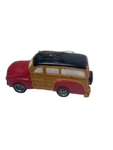 Kurt Adler Red Woody Christmas Ornament Automobile Car Travel - £7.59 GBP