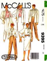 Misses&#39; Jacket, Blouse, Skirt &amp; Pants Vtg 1985 Mc Call&#39;s Pattern 9395 Size 20 - £9.59 GBP