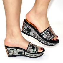 New Arrival Italian Women Shoes Decorated with Rhinestone Plus Size Wome... - £56.47 GBP