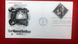 ZAYIX - 1974 US 1539 Art Craft FDC Mineral Heritage Series - Tourmaline - £1.87 GBP