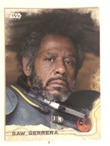 Star Wars Rogue One Trading Card Star Wars #6 Saw Gererra Forest Whitaker - £1.54 GBP