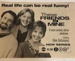 These Friends Of Mine Tv Guide Print Ad Ellen Degeneres Tpa16 - $5.93