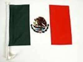 Mexico Single-Sided Car Flag - £3.91 GBP