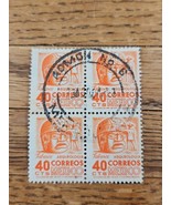 Mexico Stamp Correos Mexico 40c Used Block of 4 880 - $6.82 CAD