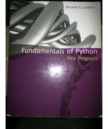 Introduction to Programming: Fundamentals of Python : First Programs (2012) - $45.75 CAD