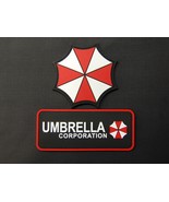 PVC Rubber Uniform Resident Evil Umbrella Corporation 2 Patch Set Hook B... - $21.60 CAD
