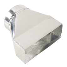 GAF Master Flow 10 in x 4 in to 6 in Universal Register Box HVAC Duct Tr... - $17.84 CAD