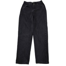 Christopher Banks Pants Womens 10 Black High Waist Flat Front Denim Jeans - £23.03 GBP