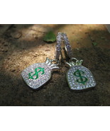 Haunted Powerful XXX WEALTH Money Midas Touch Earrings  - $33.33