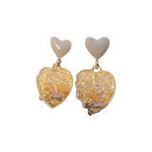 Women Wedding Jewelry Gorgeous Love Shape 925 Silver Post Earrings - $5.04