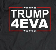 Trump 4EVA Humorous Mens Novelty Polo XS-6XL, LT-4XLT Donald Melania Ivanka New - £21.64 GBP+