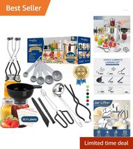 Essential Canning Supplies Kit for First-Timers: 9 Convenient Tools Incl... - $34.60