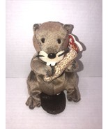 TY Beanie Babies LUMBERJACK THE BEAVER 5&quot;   2003 New With Tags - $224.48 MXN