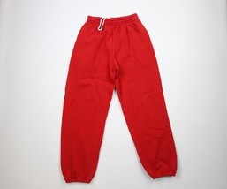 Vtg 90s Streetwear Mens Medium Distressed Blank Cuffed Sweatpants Jogger... - $650.90 MXN
