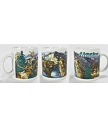 Vintage Alaska Bear Moose Wolves Scenery Kitsch Coffee Mug Tea Cup - $47.37 CAD