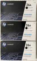 HP 26A Black Toner Dual Pack 2 x CF226A For LaserJet Pro M402, MFP M426 Sealed - £177.62 GBP