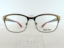 Nine West NW 1053 (210) CHOCOLATE  53-15-135 Eyeglass Frame - £17.08 GBP